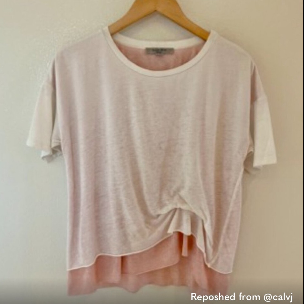 All Saints Bev Layered Tee Shirt